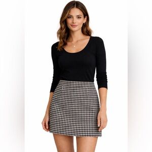 Banana Republic Skirt Houndstooth Mini